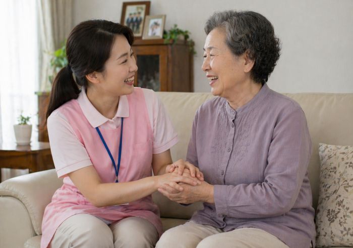 부모님 안부를 확인하는 노인 맞춤 돌봄 서비스