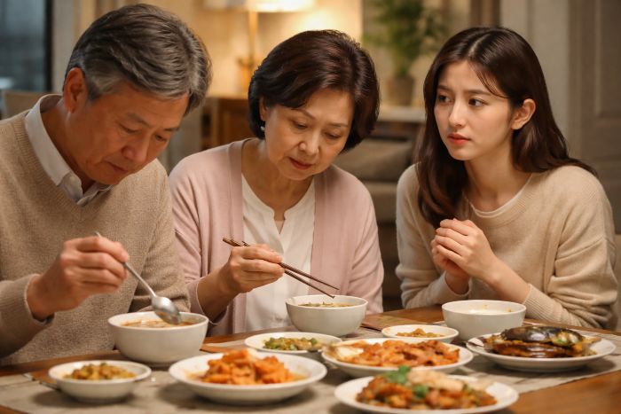 부모님 손떨림 증상 3가지 중 하나인 식사 시 수저 떨림 현상